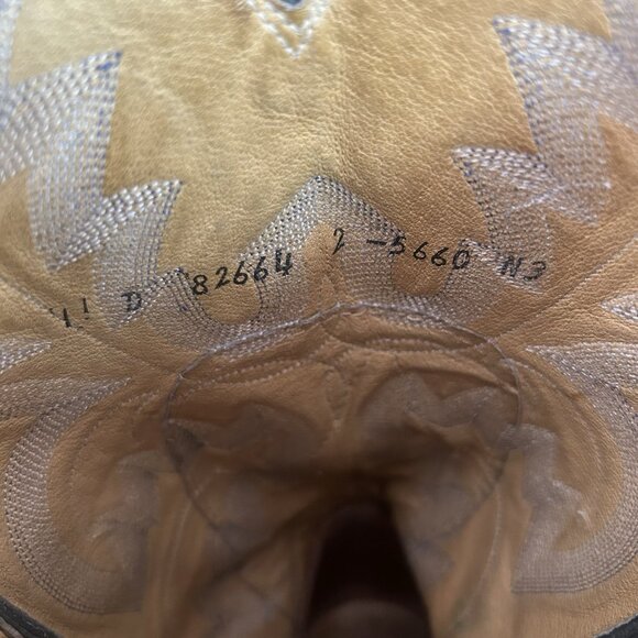 Panhandle Slim Vintage Teju Lizard Western Cowboy Boots Mens 11 D - Picture 7 of 12